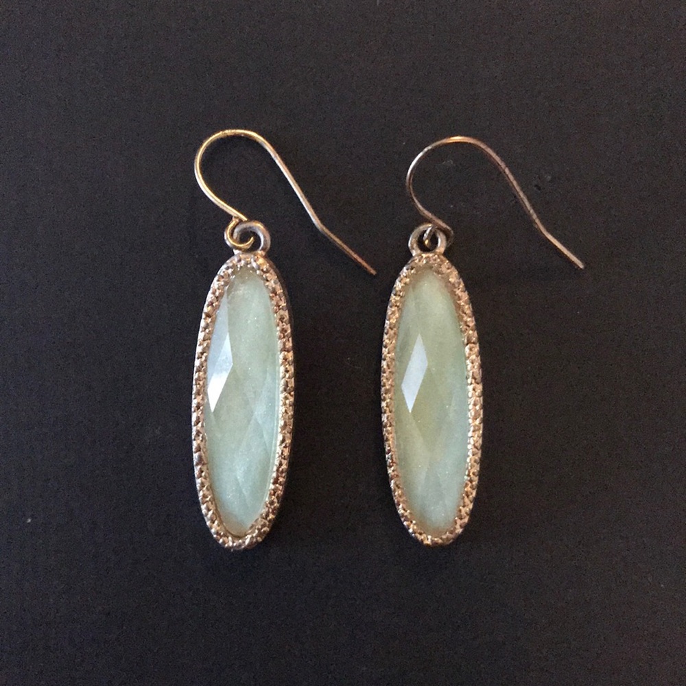 K Amano Drop Earrings in Mint